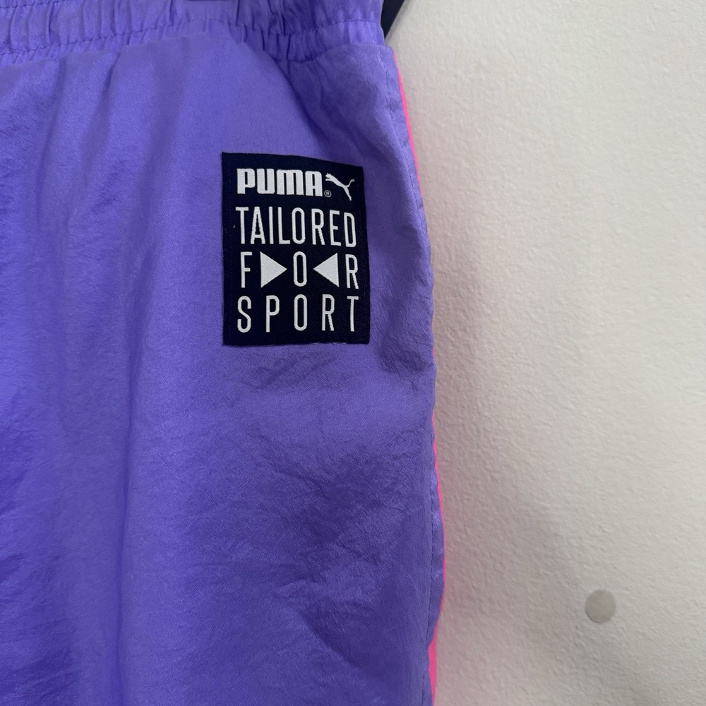 Puma TFS OG Retro Jogger Pants Sporty Luminous Purple Pink Women's XL Neon - Picture 10 of 14